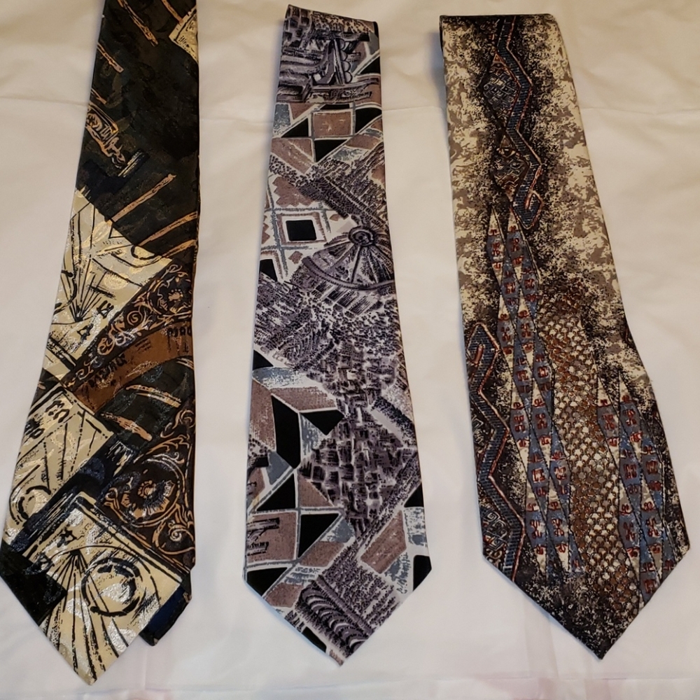 Three unique and distinct ties
